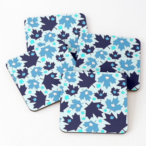 Item preview, Blue Canada Maple Leaf Print designed and sold by Flower Magic .