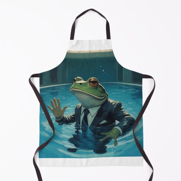 Item preview, Business Suit Toad Bathing in Pool designed and sold by ToadfreakMcGee123.