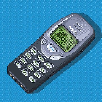 Artwork thumbnail, Nokia phone pixel art by Retroperks