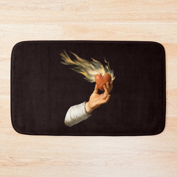 Item preview, Heart in flames painting detail designed and sold by LuksTEESred.