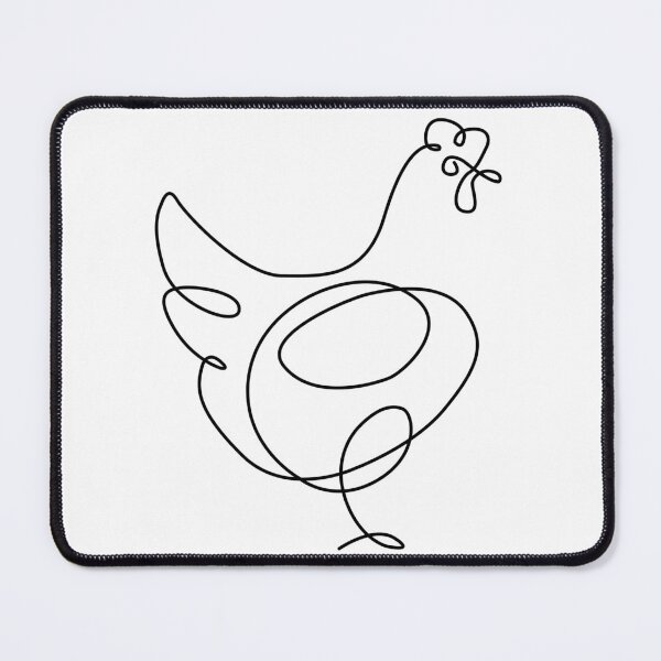 Item preview, Chicken SVG, hen, line art, farm, minimalist, EPS, PNG, outline, animal, farming, art designed and sold by UniverseN1.