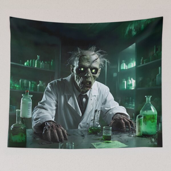 Item preview, Mad Scientist Zombie – The Experiment Gone Wrong designed and sold by PrometheusStyle.