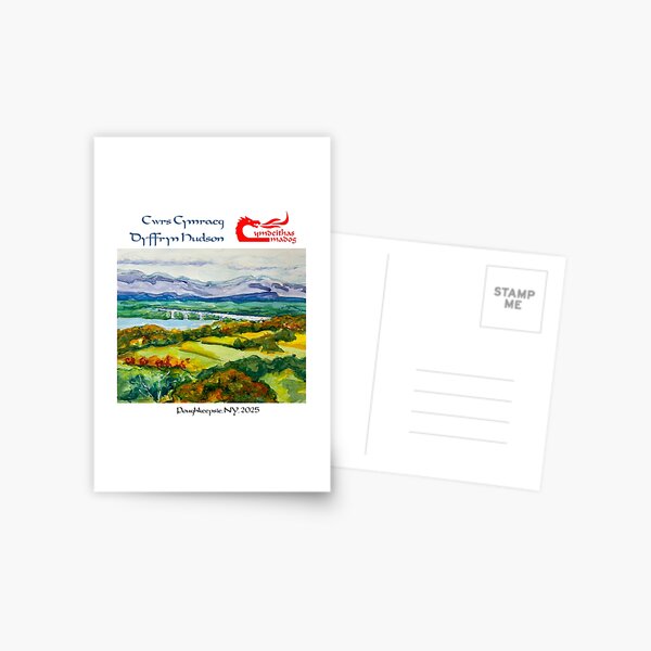 Aperçu de l'œuvre Cours de gallois de la vallée de l'Hudson ; Cwrs Cymraeg Dyffryn Hudson, été 2025 créée et vendue par cwrscymraeg.