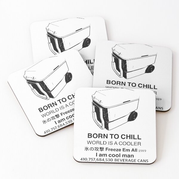 Item preview, Born to Chill designed and sold by Naux | Design & Illustration.