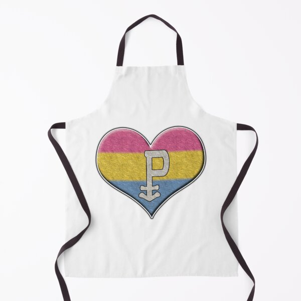 Item preview, Large Pansexual Pride Flag Colored Heart designed and sold by LiveLoudGraphic.
