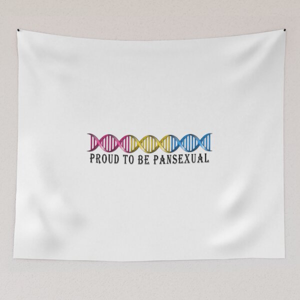 Item preview, Pansexual Pride Flag Colored DNA Strand designed and sold by LiveLoudGraphic.