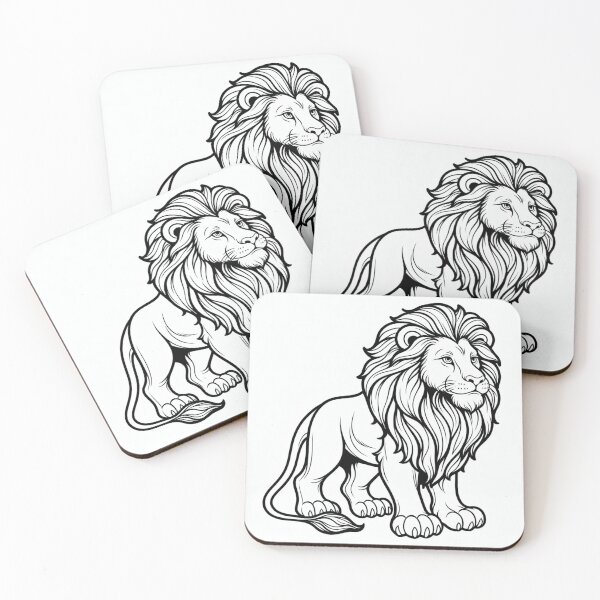 Item preview, Monochrome Majesty The Persuasive Lion. designed and sold by Brochamorocha.
