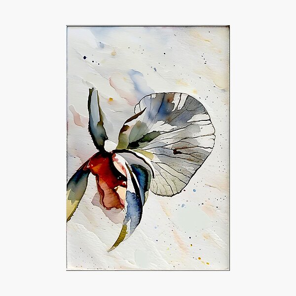 Item preview, Digital water color of a natural flower petals  designed and sold by subhashlimaye.