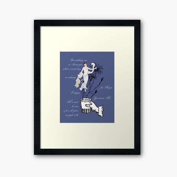 Item preview, Magic Trick - art illustration with poetry designed and sold by The Poetryhood.