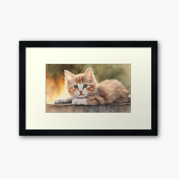 Item preview, Cutie Kitten Portrait designed and sold by BookCovered.