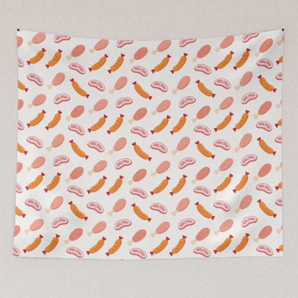 Item preview, Cute Sausage Bacon and Chicken leg designed and sold by maxxie-pod.