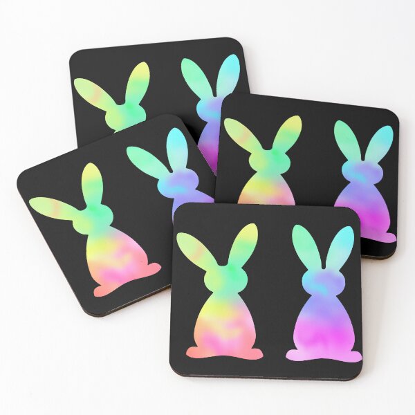 Item preview, Colorful Easter bunnies designed and sold by LESSILU.