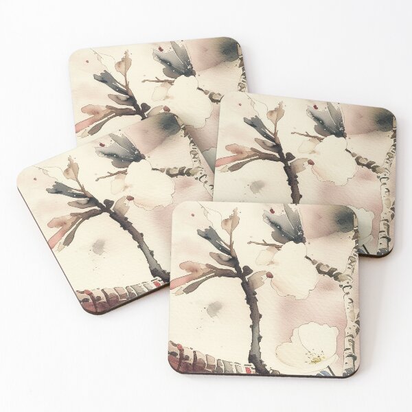 Item preview, Vintage water color flowers painting designed and sold by subhashlimaye.