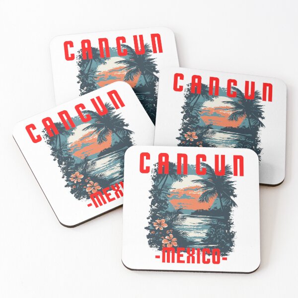Item preview, Cancun - Mexico (with Red Lettering) designed and sold by VelvetRoom.