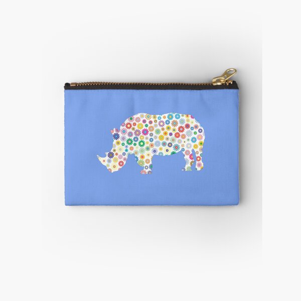 Item preview, flowery rhino designed and sold by miniverdesigns.
