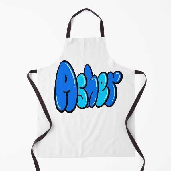 Item preview, Asher name in blue Top 10 best personalized gifts for boys and men named Asher designed and sold by Artonmytee.