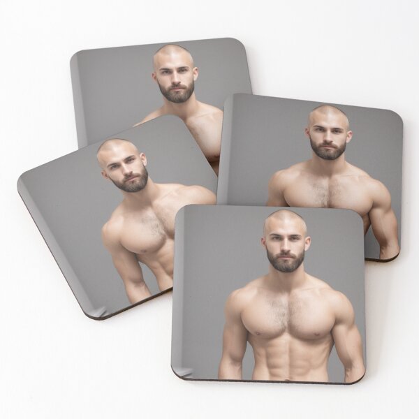 Item preview, sexy gay guys - young shirtless bearded guy designed and sold by Museum Of Non-Existing Art.