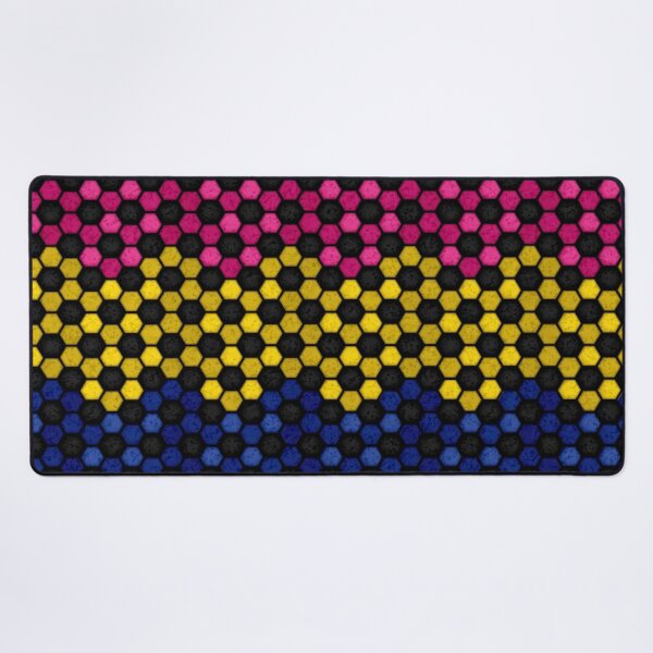 Item preview, Seamless Football Pattern in Pansexual Pride Flag Colors designed and sold by LiveLoudGraphic.