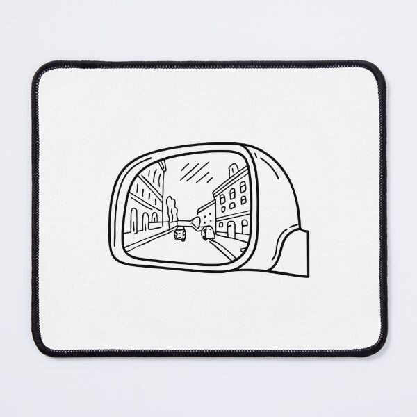 Item preview, Car side mirror reflecting a busy street designed and sold by rasagamastore.