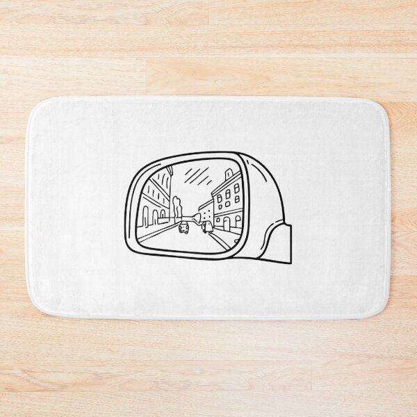 Item preview, Car side mirror reflecting a busy street designed and sold by rasagamastore.