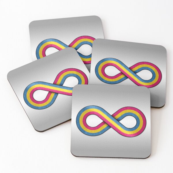 Item preview, Large Infinity Vector Symbol Striped with Pansexual Pride Flag designed and sold by LiveLoudGraphic.