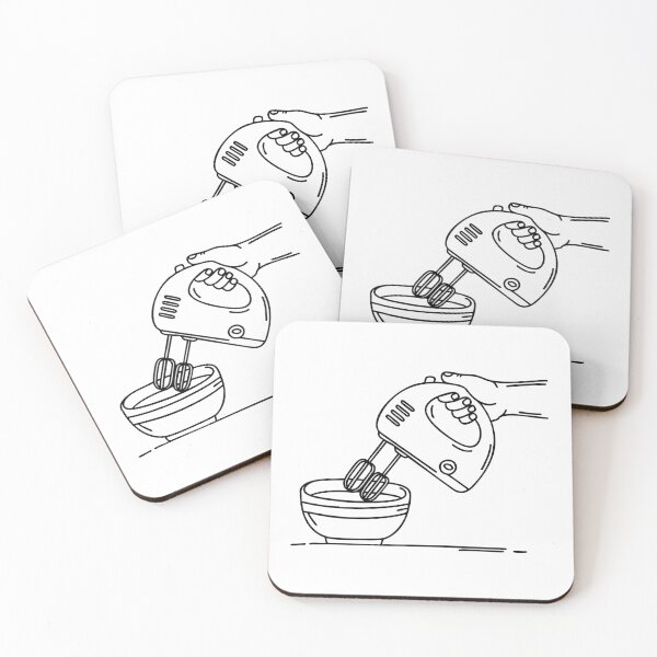 Item preview, A hand holding a mixer while mixing cake batter designed and sold by rasagamastore.