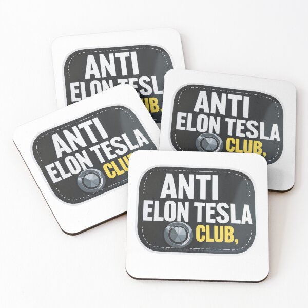 Item preview, Anti Elon Tesla Club Sign designed and sold by Snap Sell Studio HQ.