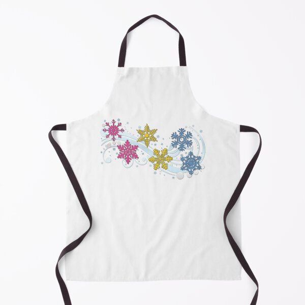 Item preview, Pansexual Pride Flag Colored Snowflakes and Winter Vector designed and sold by LiveLoudGraphic.