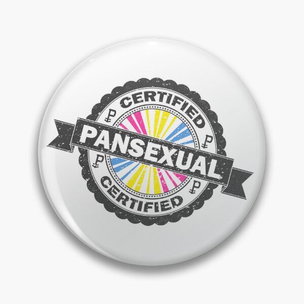 Item preview, Certified Pansexual Pride Seal of Approval with Pride Flag Background designed and sold by LiveLoudGraphic.