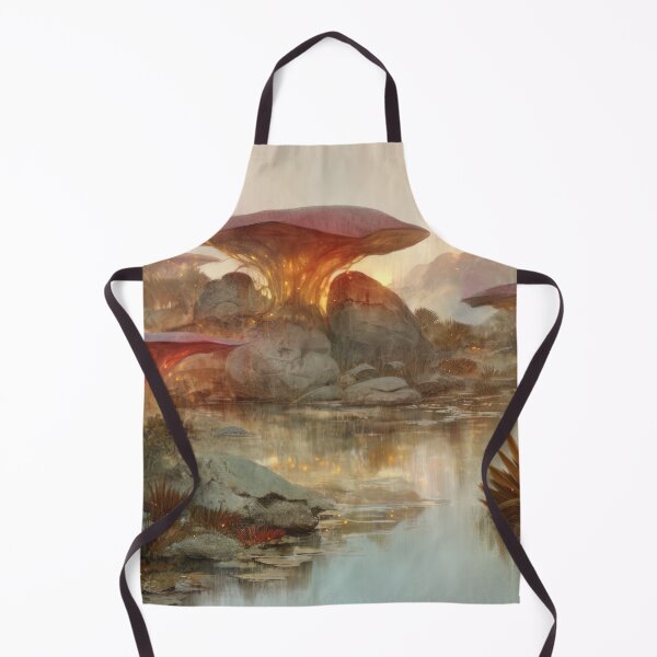 Item preview, Mycelial Dawn: The Whispering Glow of Fungal Shores designed and sold by bloorose.