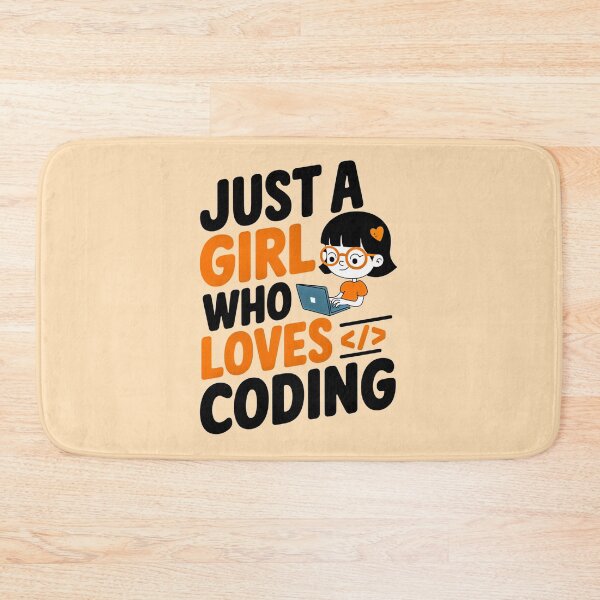 Item preview,  Just a Girl Who Loves Coding GP designed and sold by Artyx_Design.