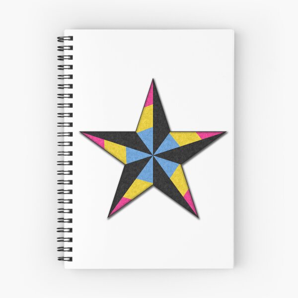 Item preview, Pansexual Pride Flag Colored Nautical Star designed and sold by LiveLoudGraphic.