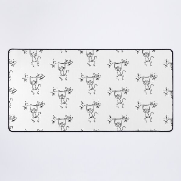 Item preview, A playful monkey swinging between tree branches designed and sold by rasagamastore.