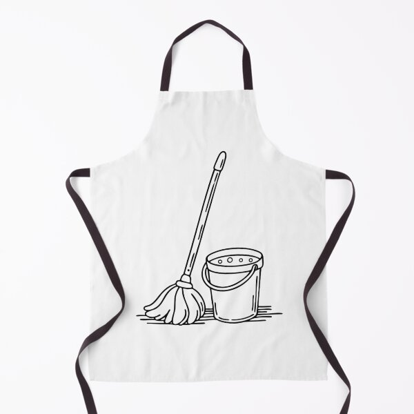 Item preview, A mop leaning against a bucket of soapy water designed and sold by rasagamastore.