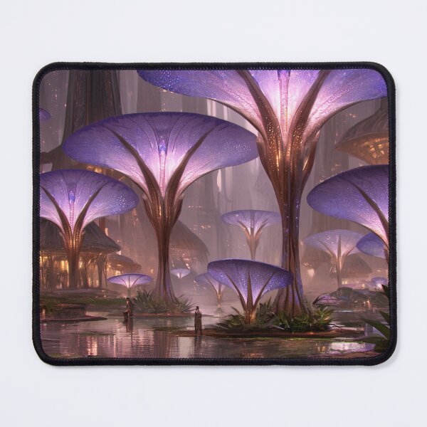 Item preview, Violet Lumina: The Whispering Grove of Ethereal Flora designed and sold by bloorose.