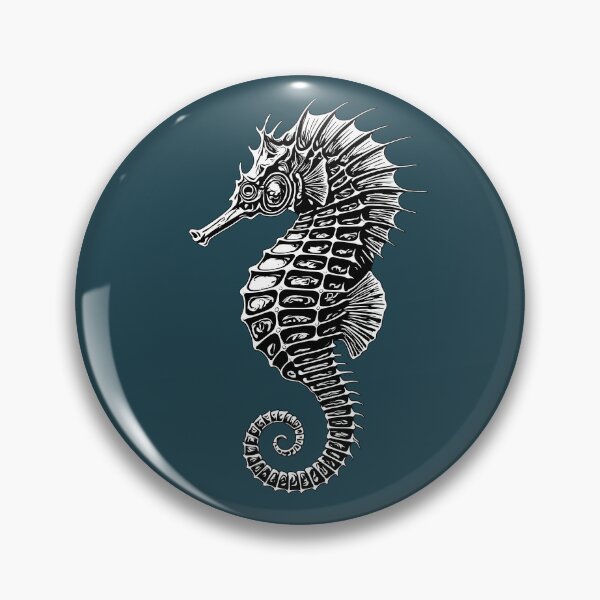Item preview, Sea Horse4_bw designed and sold by crea8designs.