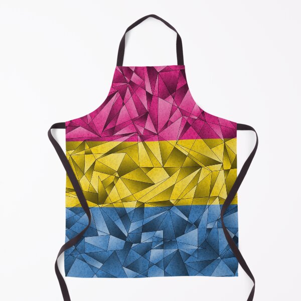 Item preview, Abstract Fractal Triangles Pansexual Pride Flag Pattern designed and sold by LiveLoudGraphic.