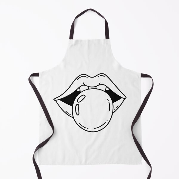 Item preview, A mouth blowing a bubble gum bubble mid pop designed and sold by rasagamastore.