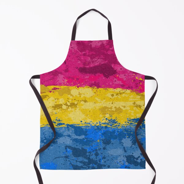 Item preview, Abstract Paint Splatter Pansexual Pride Flag Pattern designed and sold by LiveLoudGraphic.