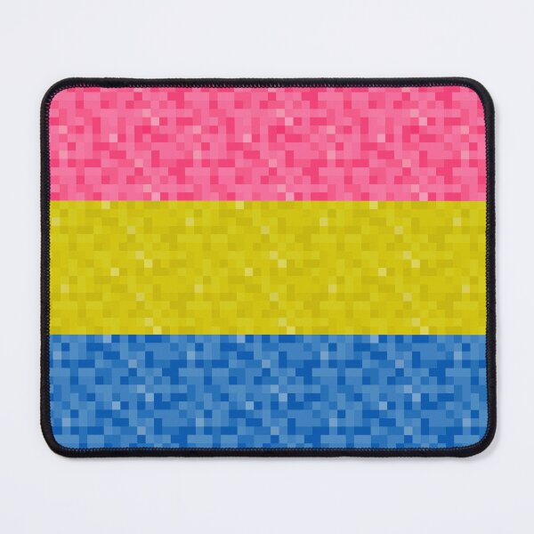 Item preview, Pansexual Pride Pixel Flag Repeating Background designed and sold by LiveLoudGraphic.