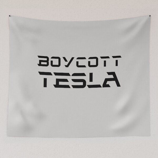 Item preview, Boycott Tesla : The Resistance : Black designed and sold by TRVLR Designs.
