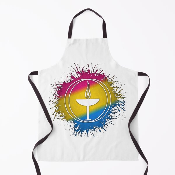 Item preview, Paint Splatter Pansexual Pride Unitarian Universalism Symbol – Chalice of Inclusivity  designed and sold by LiveLoudGraphic.
