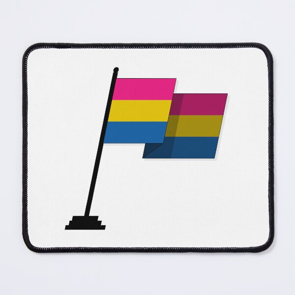 Item preview, Large Waving Flag in Pansexual Pride Flag Colors designed and sold by LiveLoudGraphic.