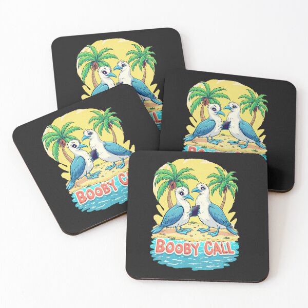 Item preview, Booby Call: Funny Blue Footed Booby Pun Art For Bird Lovers designed and sold by elynne9.