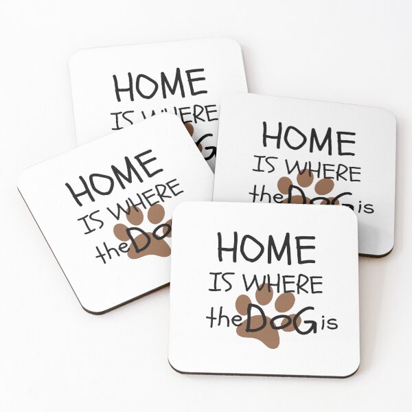 Item preview, home is where the dog is designed and sold by Hoffman-Design.