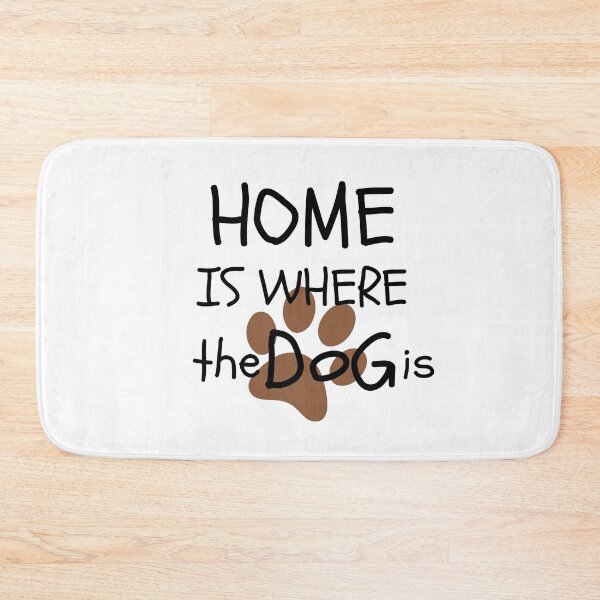 Item preview, home is where the dog is designed and sold by Hoffman-Design.