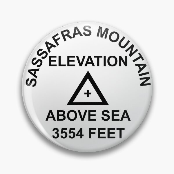 Item preview, Sassafras Mountain, South Carolina USGS Style Benchmark designed and sold by topou.