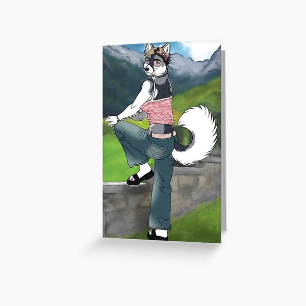 Item preview, Y2K Husky Girl designed and sold by Italian Pitbull Artworks.