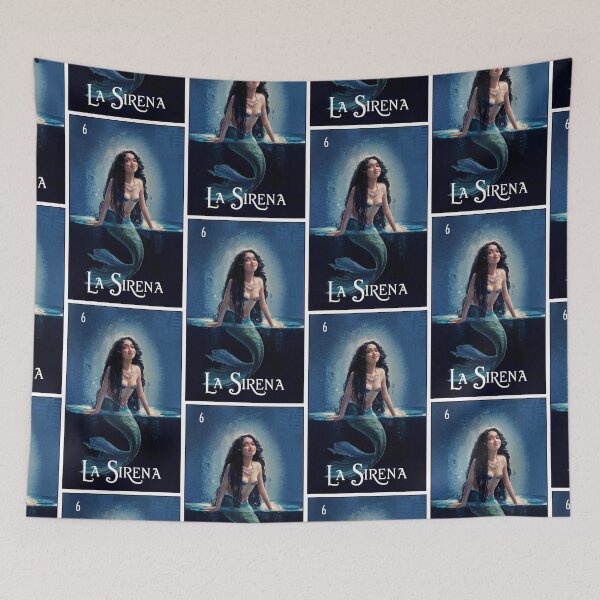 Item preview, La Sirena (The Siren or The Mermaid) Lotería card 06 designed and sold by matteflor.