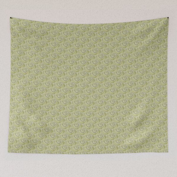 Item preview, Swirl Marble Pattern in Monochromatic Green designed and sold by Artistestella.